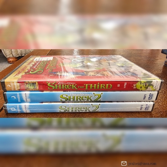 DreamWorks Shrek DVD Bundle of 3 - Picture 1 of 4